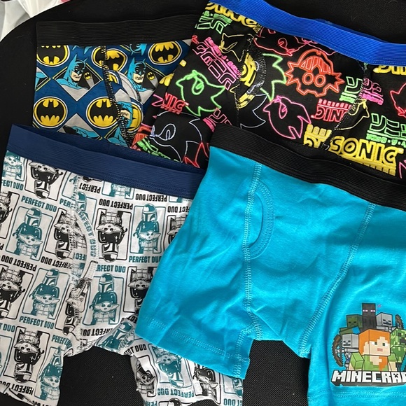 12 pair boys 6 underwear and boxer briefs nwot 3 brief 9 boxer brief new Sonic - Picture 2 of 4
